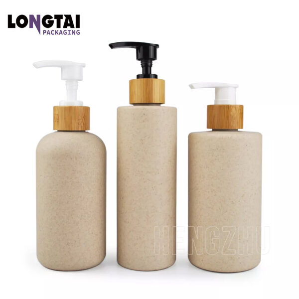 PLA empty packaging shampoo plastic bottles