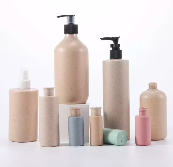 PLA empty packaging shampoo plastic bottles