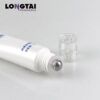 cosmetic packaging tubes with Steel Single Roller Ball Applicator