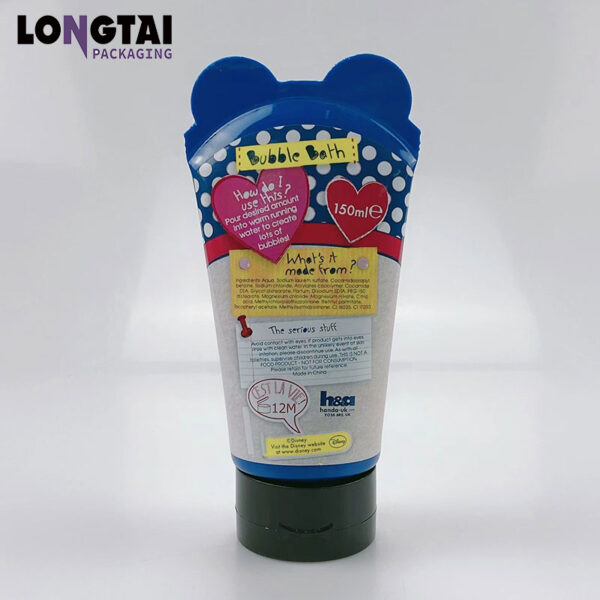 ABL packaging tubes with animal shape tails