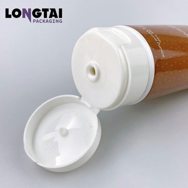 plastic tube with wavy shape sealing tail