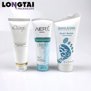cosmetic packaging tube with special-shaped  tail