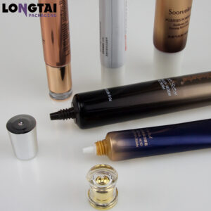 Customize D19mm Cosmetic squeeze tubes with acrylic cap