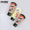 Arc shaped hand cream squeeze  packaging tube