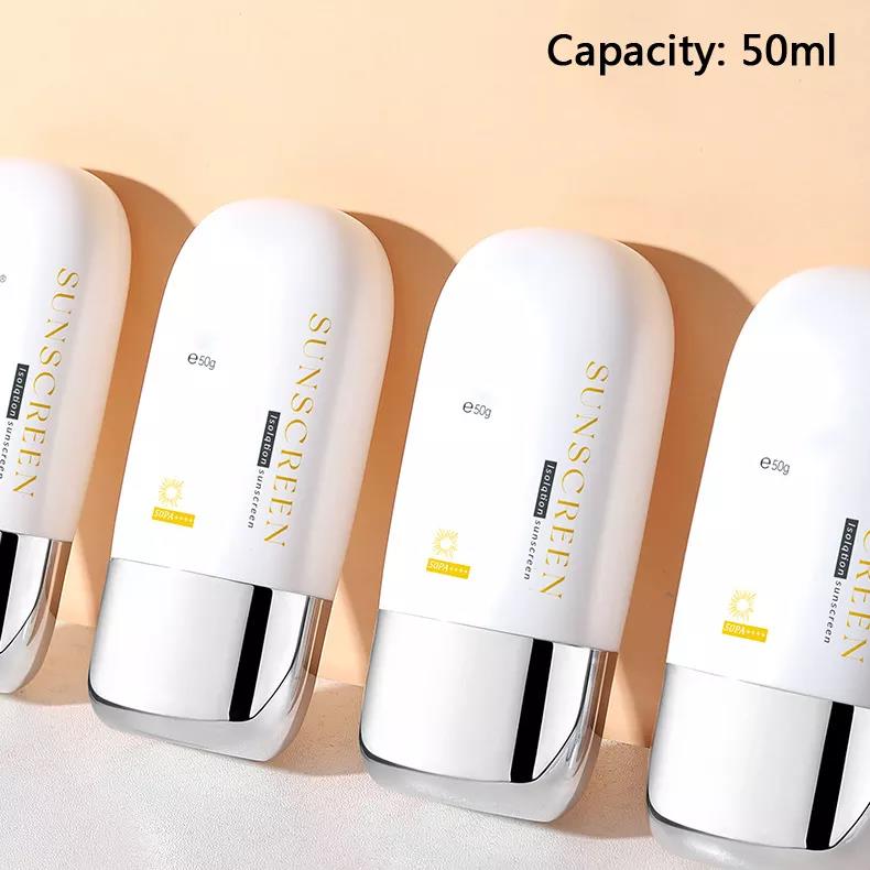 Factory custom 50ml  Sunscreen Cosmetics Packaging