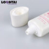 Shower gel packaging with special sealing tail