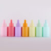 Essential oil serum pink cosmetic dropper bottle