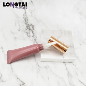 squeeze tube with soft fiber brush applicator squeeze tube with soft fiber brush applicator