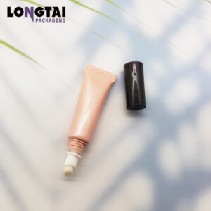 cosmetic plastic tube with sponge applicator