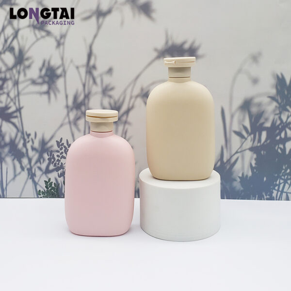Empty HDPE bottle frosted surface china manufacturers