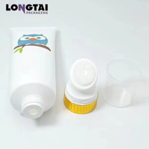 cosmetic packaging tubes with silicone brush applicator cosmetic packaging tubes with silicone brush applicator
