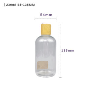 150ML 5.05oz  PET  bottle with disc top cap longtai manufactuer