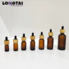 Essential oil serum bamboo dropper bottle