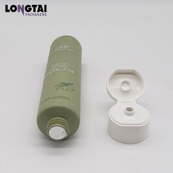 2.03oz/60ml sugarcane tube with flip top cap