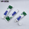 Plastic toothpaste packaging tube