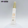 Sunscreen packaging tube with electroplating cap