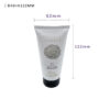 100ml white PE tube for Facial cleanser