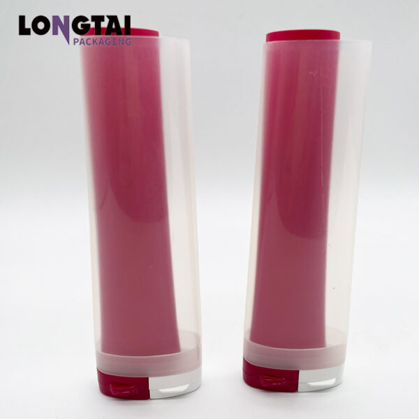 70ml 2 in 1 plastic dual chamber cream packaging tube 70ml 2 in 1 plastic dual chamber cream packaging tube