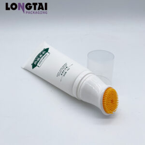 lotion cosmetic packaging with silicone brush lotion cosmetic packaging with silicone brush