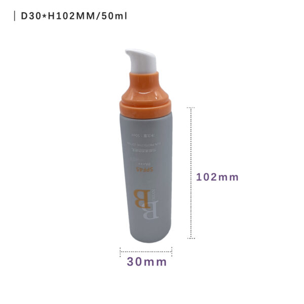 50ml plastic sun lotion packaging tube