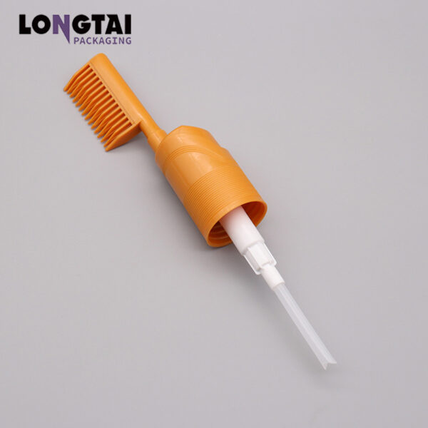 200ml PET hair dye bottle with comb 200ml PET hair dye bottle with comb