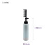 Plastic foam pump bottle with comb 200ml