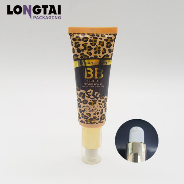 D30mm BB cream packaging tube with pump