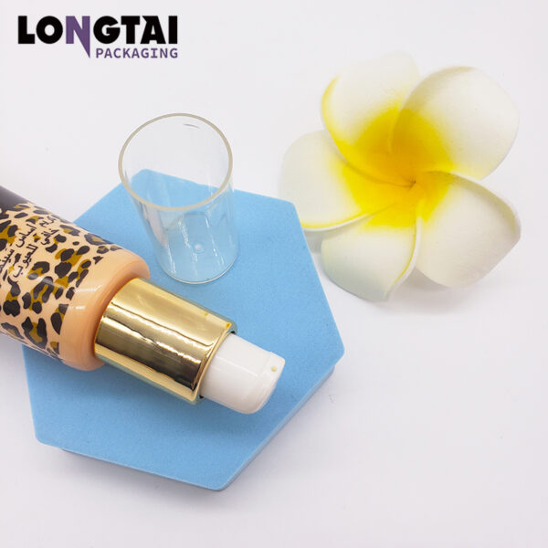 D30mm BB cream packaging tube with pump