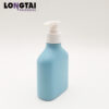 Flat 100ml HDPE bottle with pump