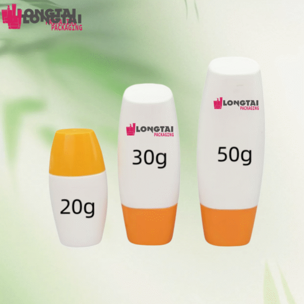 20g sunscreen packaging bottle with nozzle tip
