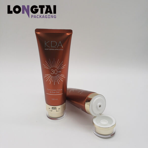 Luxury 100ml ABL sunscreen packaging tube