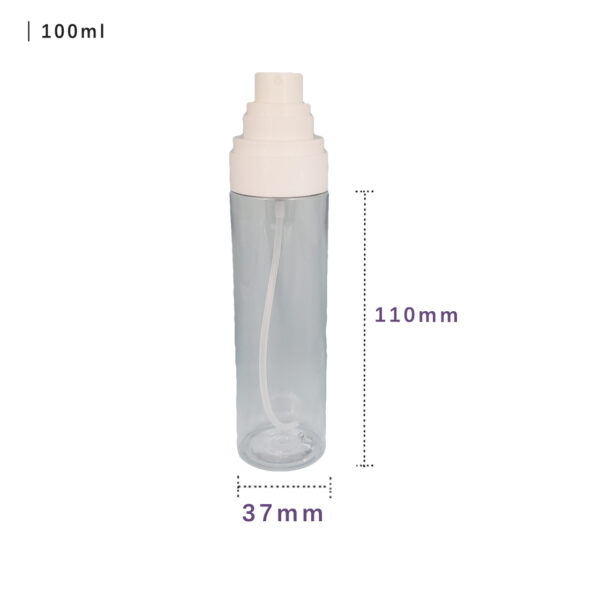 100ml PET toner bottle with spray pump