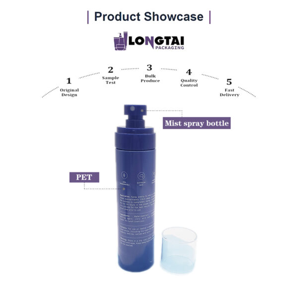 150ml mist spray pump PET packaging  bottle