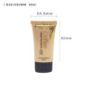 60ml plastic liquid foundation flat tube