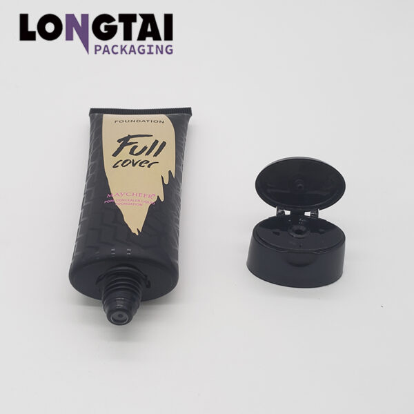 40g plastic flat foundation cream tube