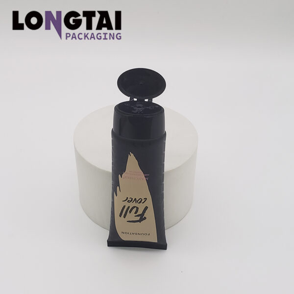 40g plastic flat foundation cream tube