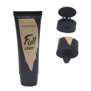 40g plastic flat foundation cream tube