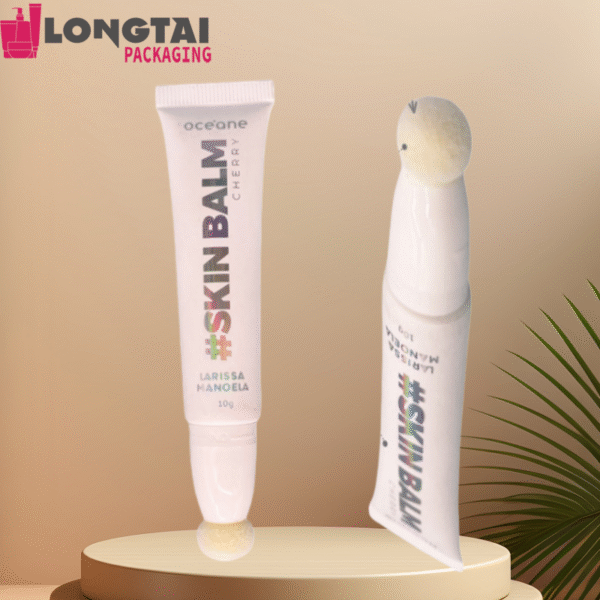 Cosmetic Squeeze Tube with Twist-up Sponge Head Cosmetic Squeeze Tube with Twist-up Sponge Head