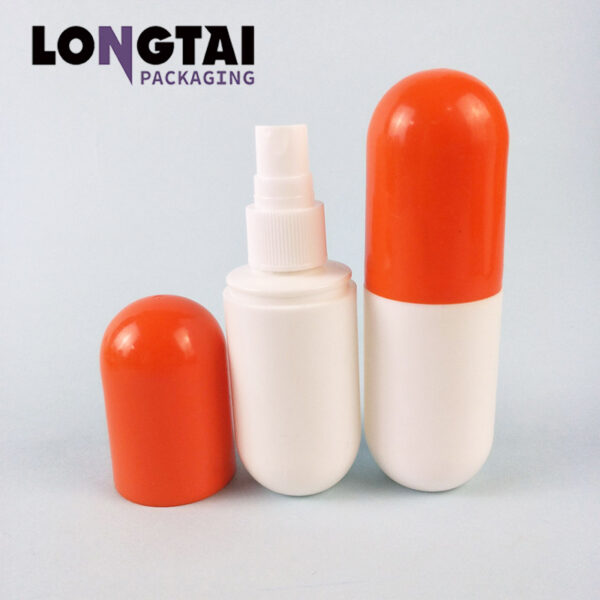 PET toner container with mist pump