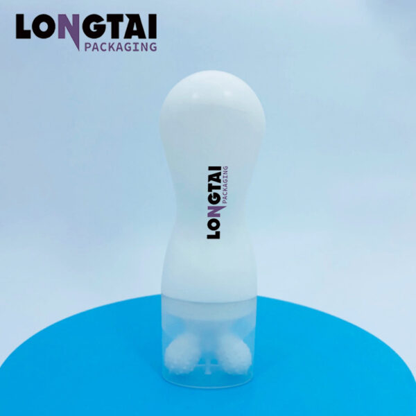 150ml PP bottle with double roller ball massage head