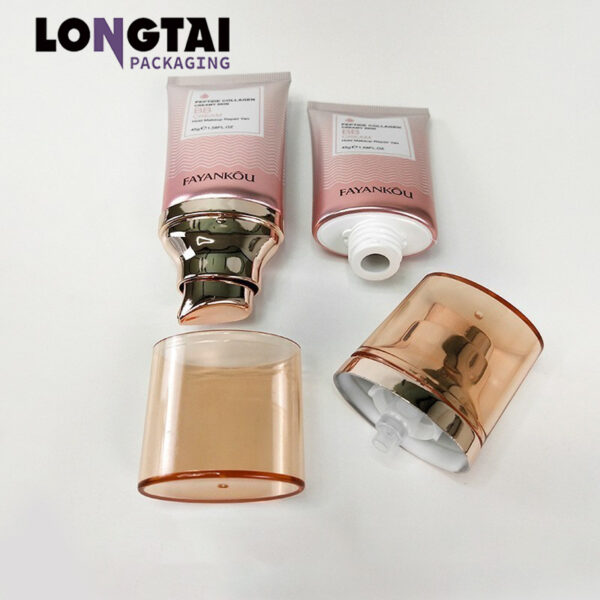 45g ABL BB cream oval tube with airless pump