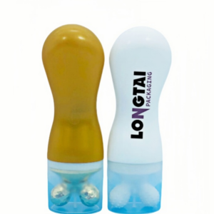 150ml PP bottle with double roller ball massage head