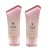 50g PE facial cream flat tube with airless pump