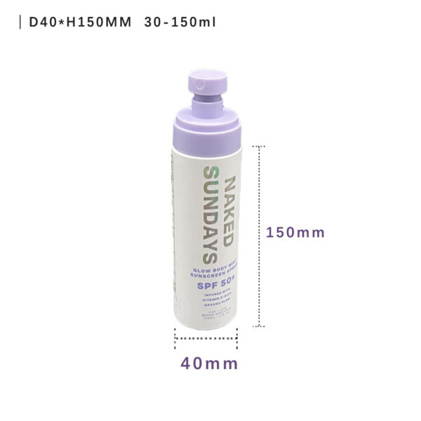 150ml PET bottle with mist spray pump