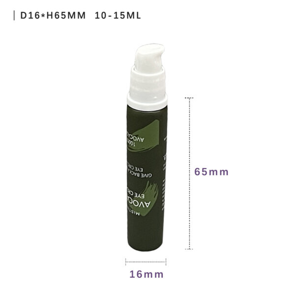 D16mm eye cream tube with airless pump