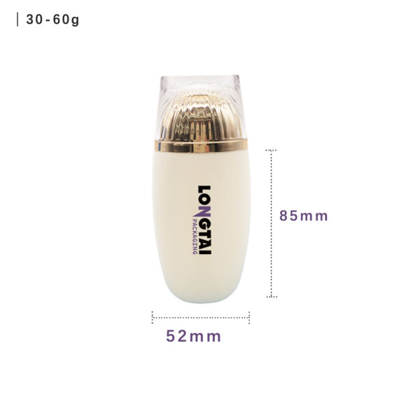 Luxury 30g HDPE sunscreen packaging bottle