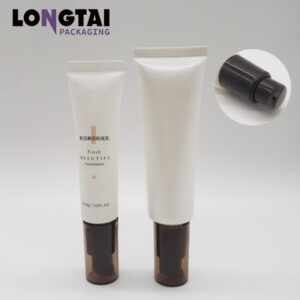 D25/D30mm plastic foundation packaging tube with airless pump