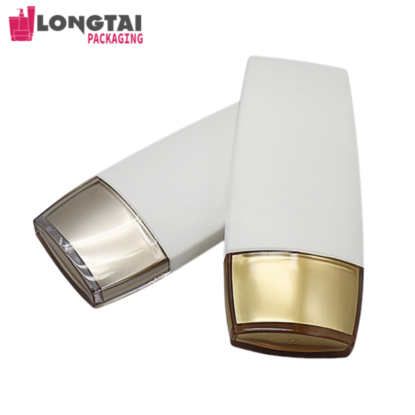 60g HDPE sunscreen bottle with plated cap