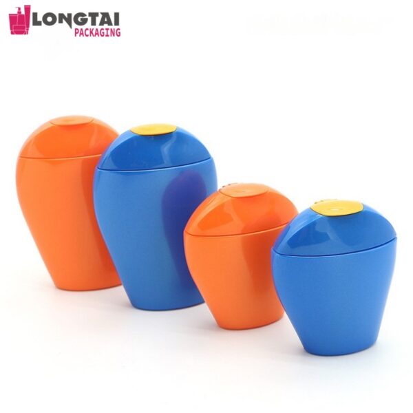 30ml/50ml PE or PP sunscreen bottle with flip top cap