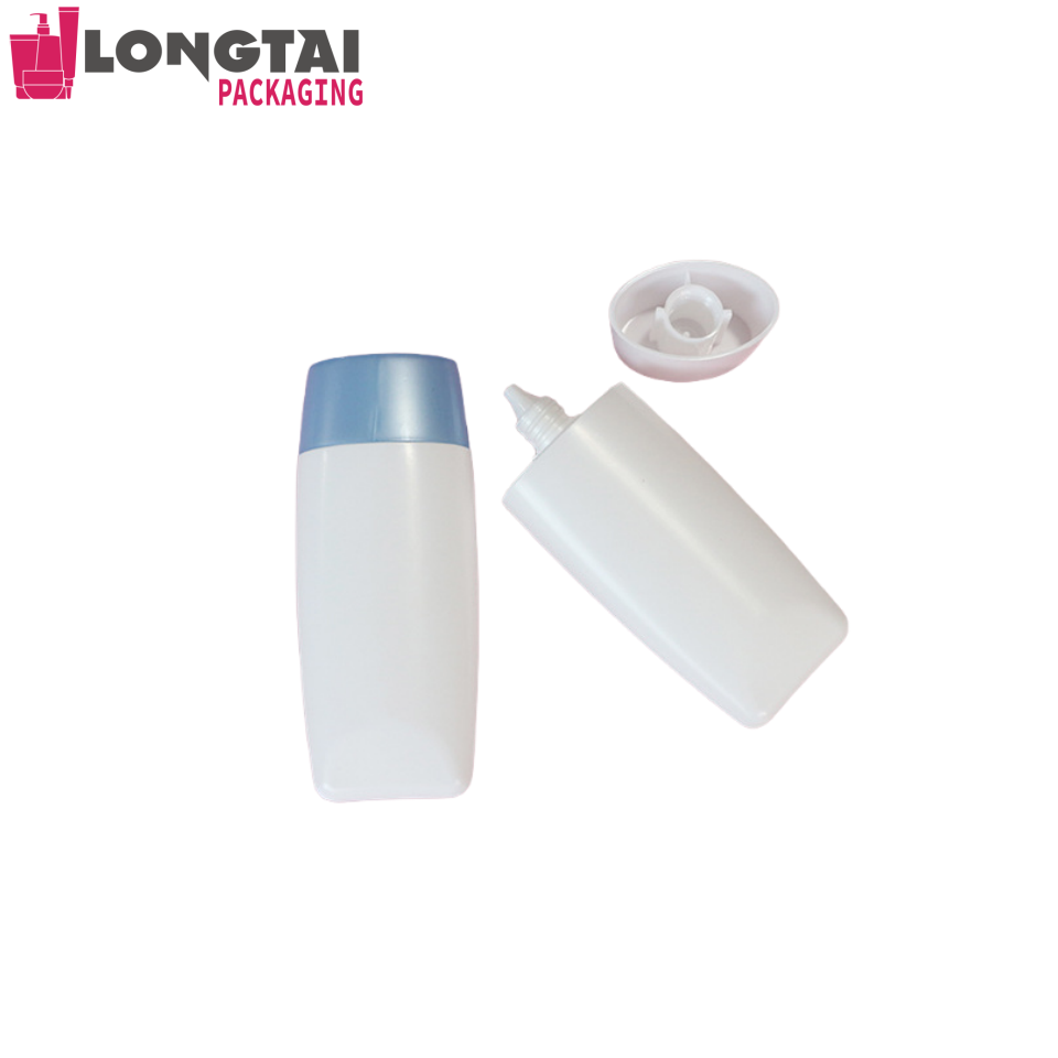 50ml PE or PP sunscreen bottle with screw cap-Longtai pack
